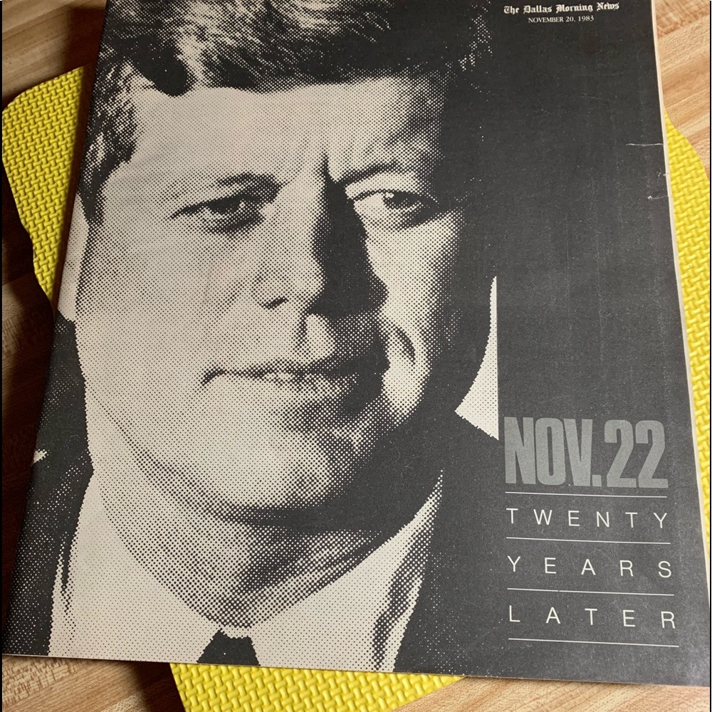Dallas morning news, Nov 1983, 20 yrs Later